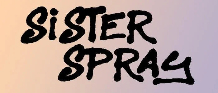 Ejemplo de fuente Sister Spray Regular