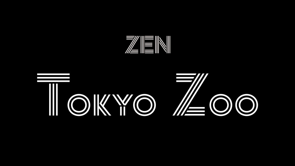 Ejemplo de fuente Zen Tokyo Zoo