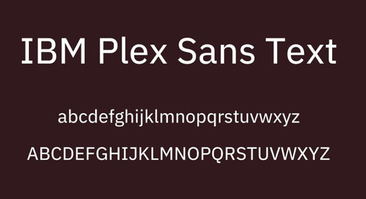 Ejemplo de fuente IBM Plex Sans Devanagari Regular