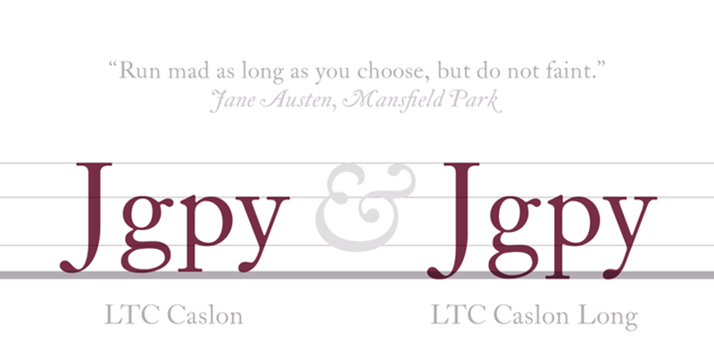 Ejemplo de fuente LTC Caslon Pro Bold