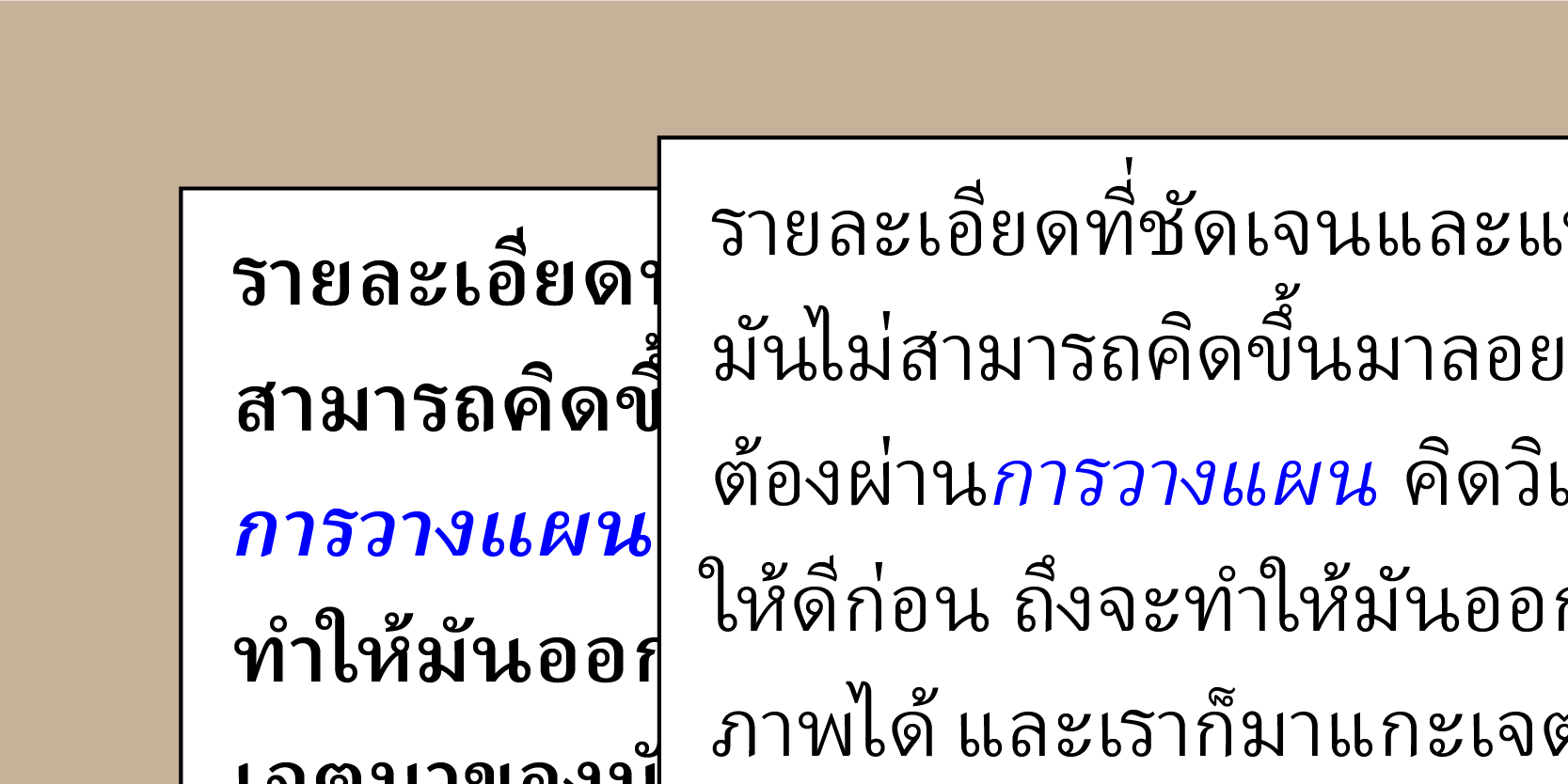 Ejemplo de fuente Adobe Thai Regular