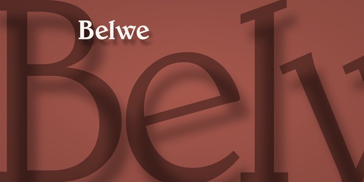 Ejemplo de fuente Belwe Bold