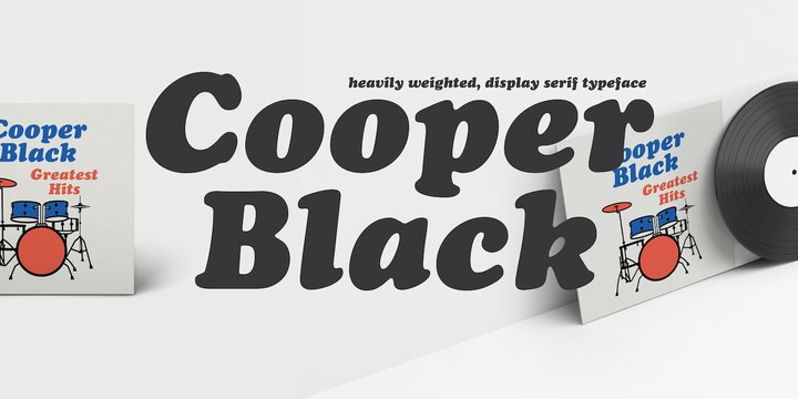 Ejemplo de fuente Cooper Black Italic
