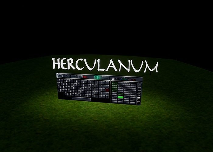 Ejemplo de fuente Herculanum Regular