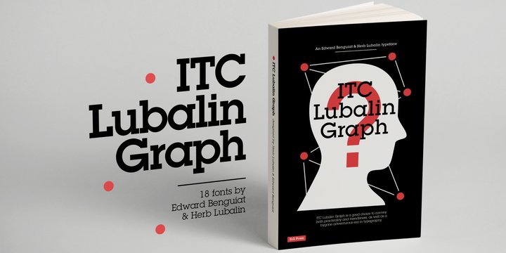Ejemplo de fuente ITC Lubalin Graph Book Oblique
