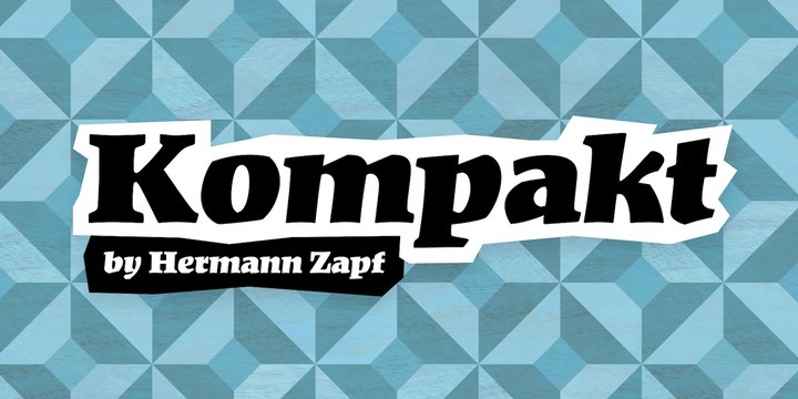Ejemplo de fuente Kompakt