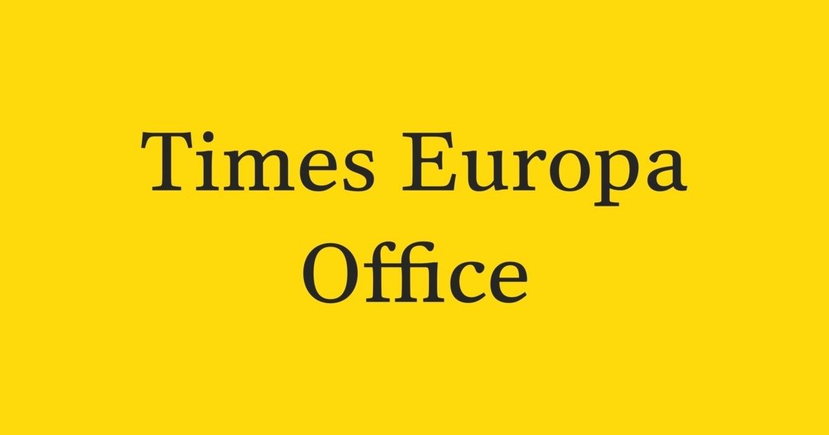 Ejemplo de fuente Times Europa Roman