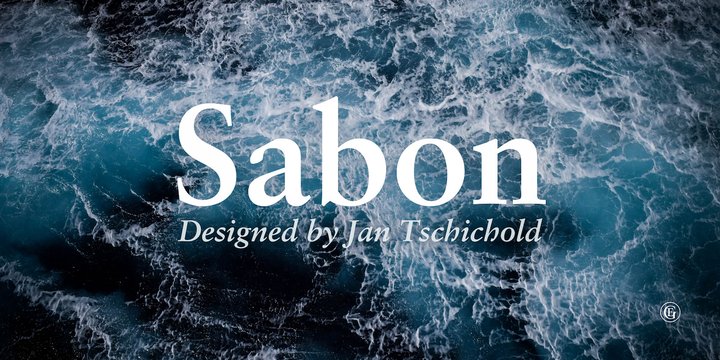 Ejemplo de fuente Sabon