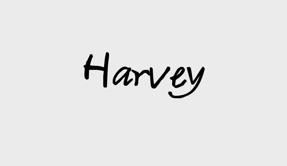 Ejemplo de fuente Harvey