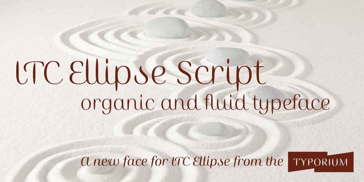 Ejemplo de fuente Ellipse ITC Italic