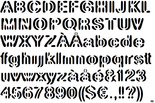 Ejemplo de fuente Linotype Element Regular