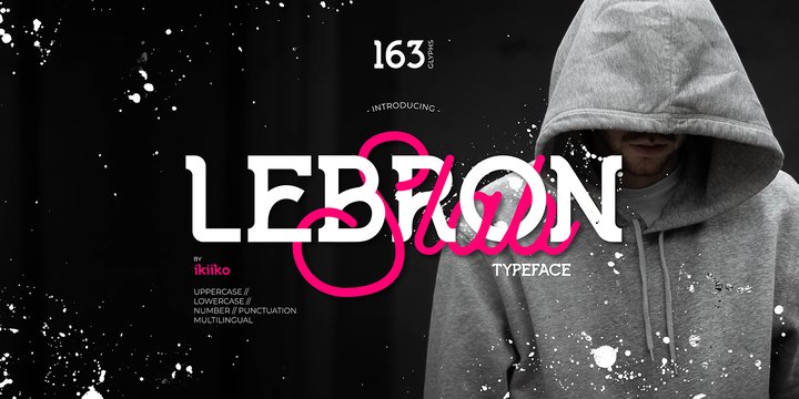 Ejemplo de fuente Lebron Slab Regular