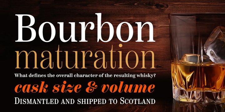 Ejemplo de fuente Scotch Display Condensed Bold