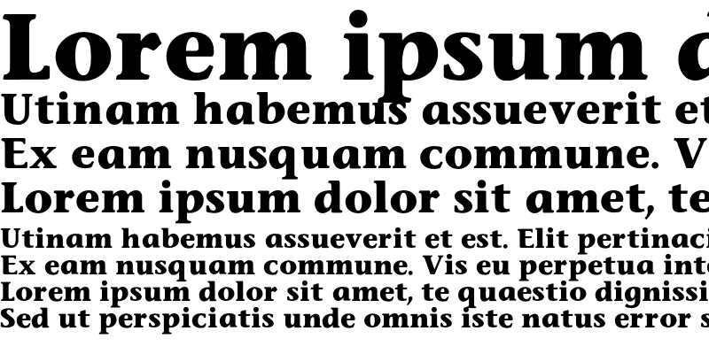 Ejemplo de fuente Stone Inf ITC Medium Italic