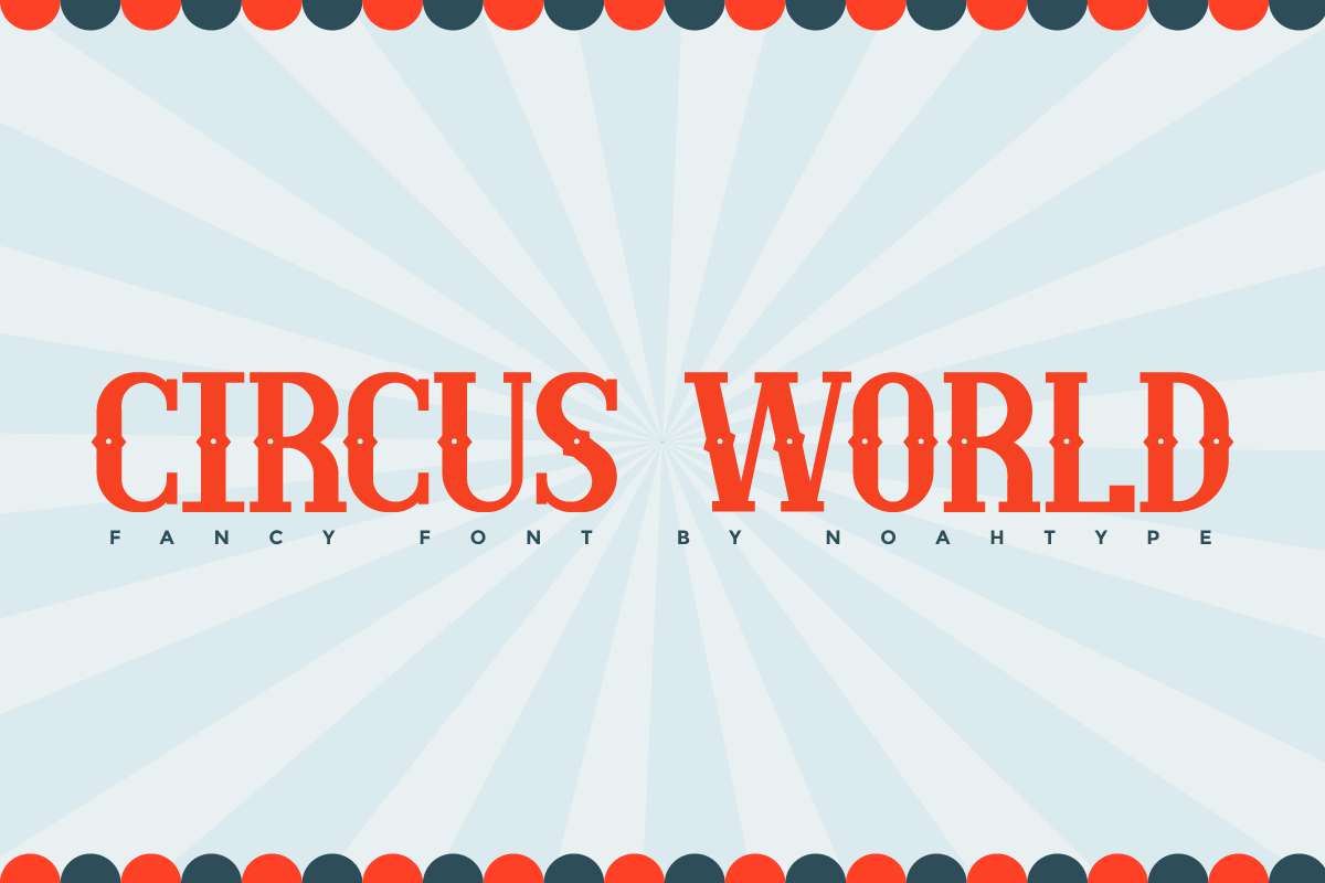 Ejemplo de fuente Circus World