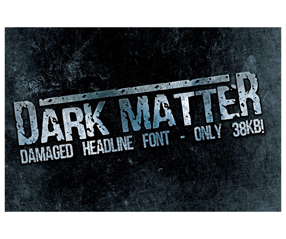 Ejemplo de fuente Horde Dark Matter Bold