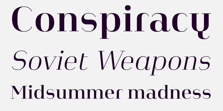 Ejemplo de fuente Heimat Didone 12 SemiBold Italic