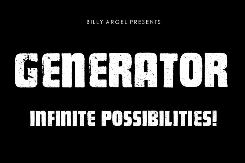 Ejemplo de fuente Generator SemiBold