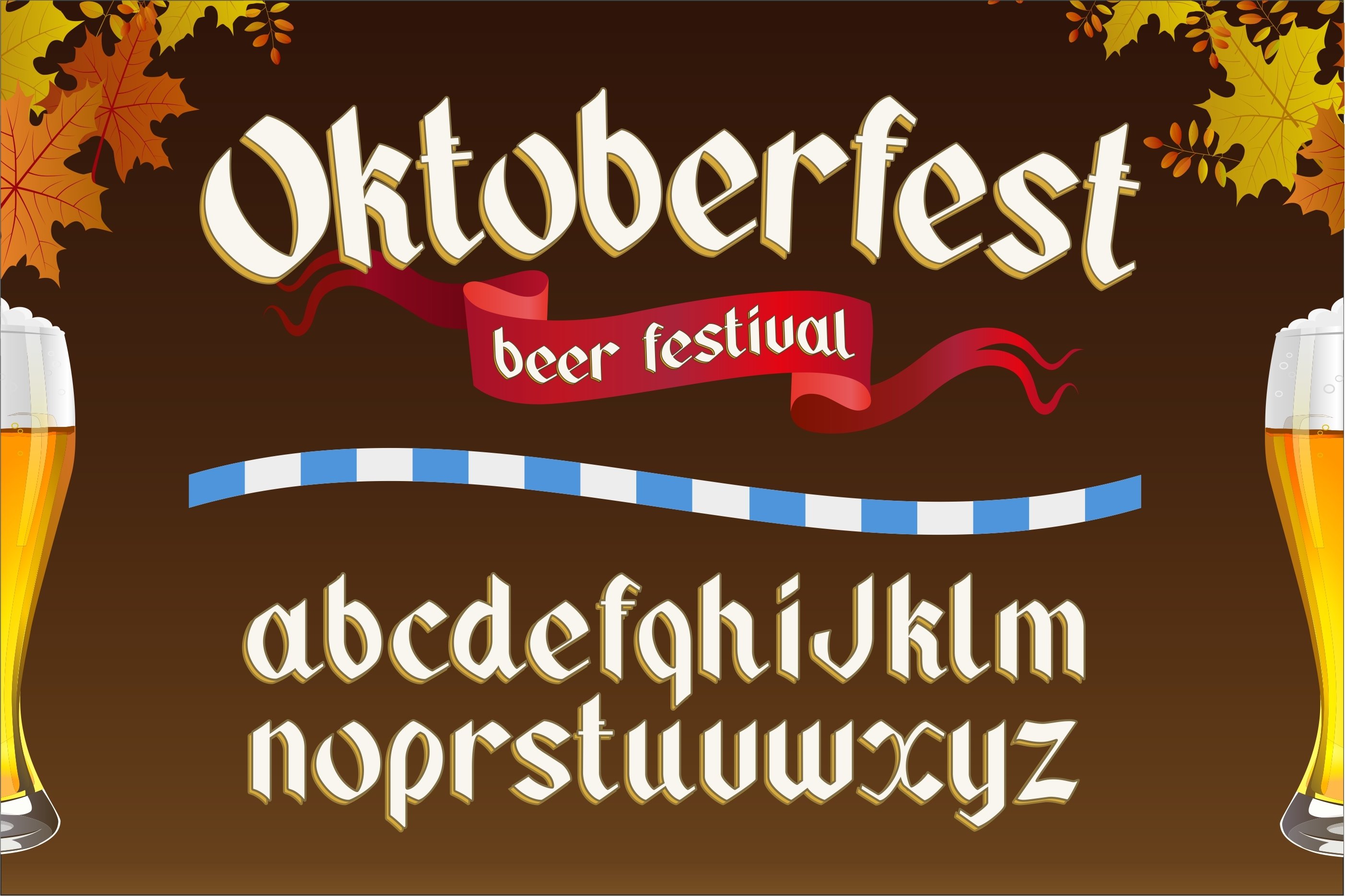 Ejemplo de fuente Oktoberfest