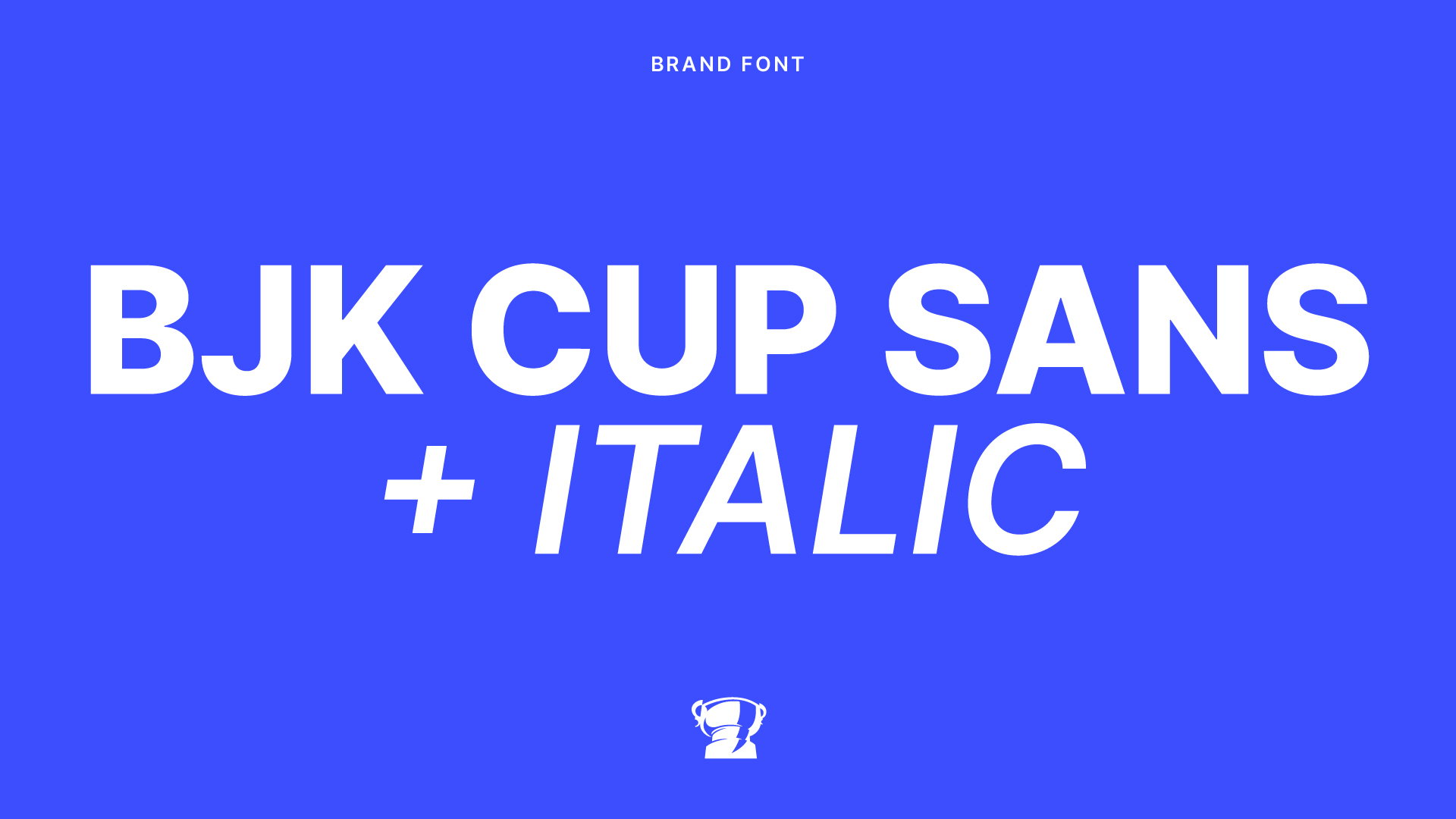 Ejemplo de fuente BJK Cup Sans (Billie Jean King Cup) Bold