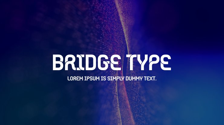 Ejemplo de fuente Bridge Type (Euro 2020)