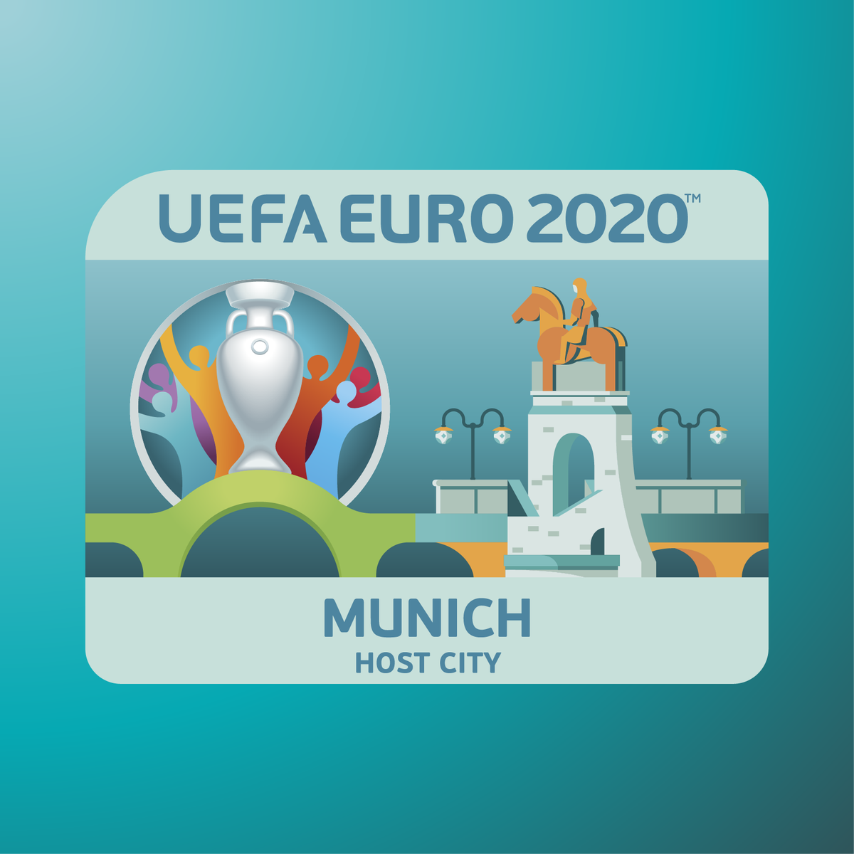 Ejemplo de fuente Euro 2020 Hostcities Regular