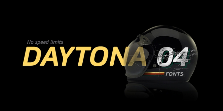 Ejemplo de fuente Daytona Italic