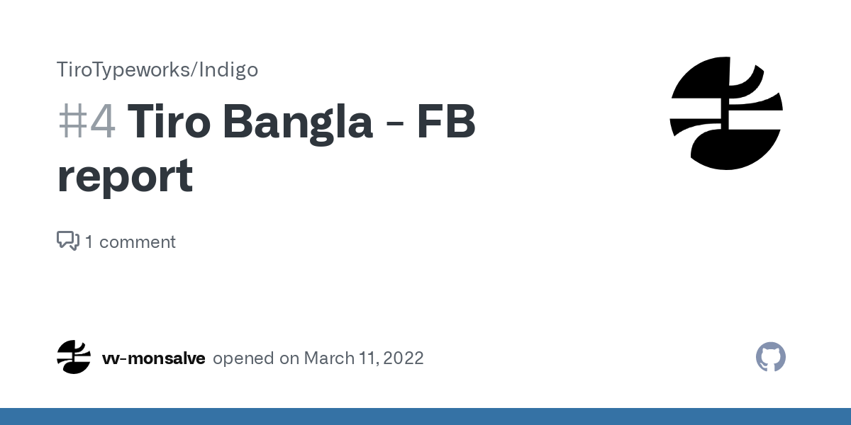 Ejemplo de fuente Tiro Bangla