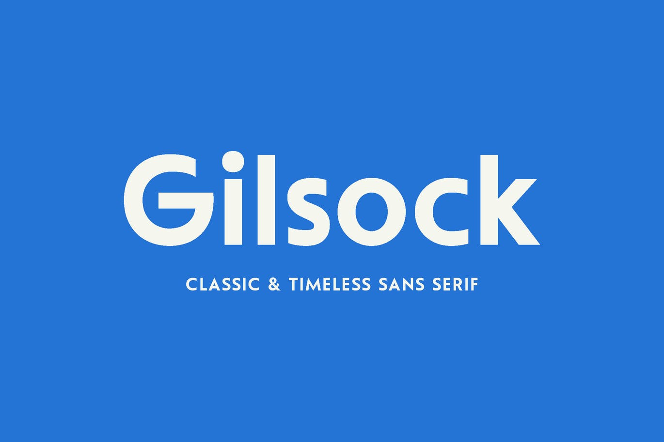 Ejemplo de fuente Gilsock
