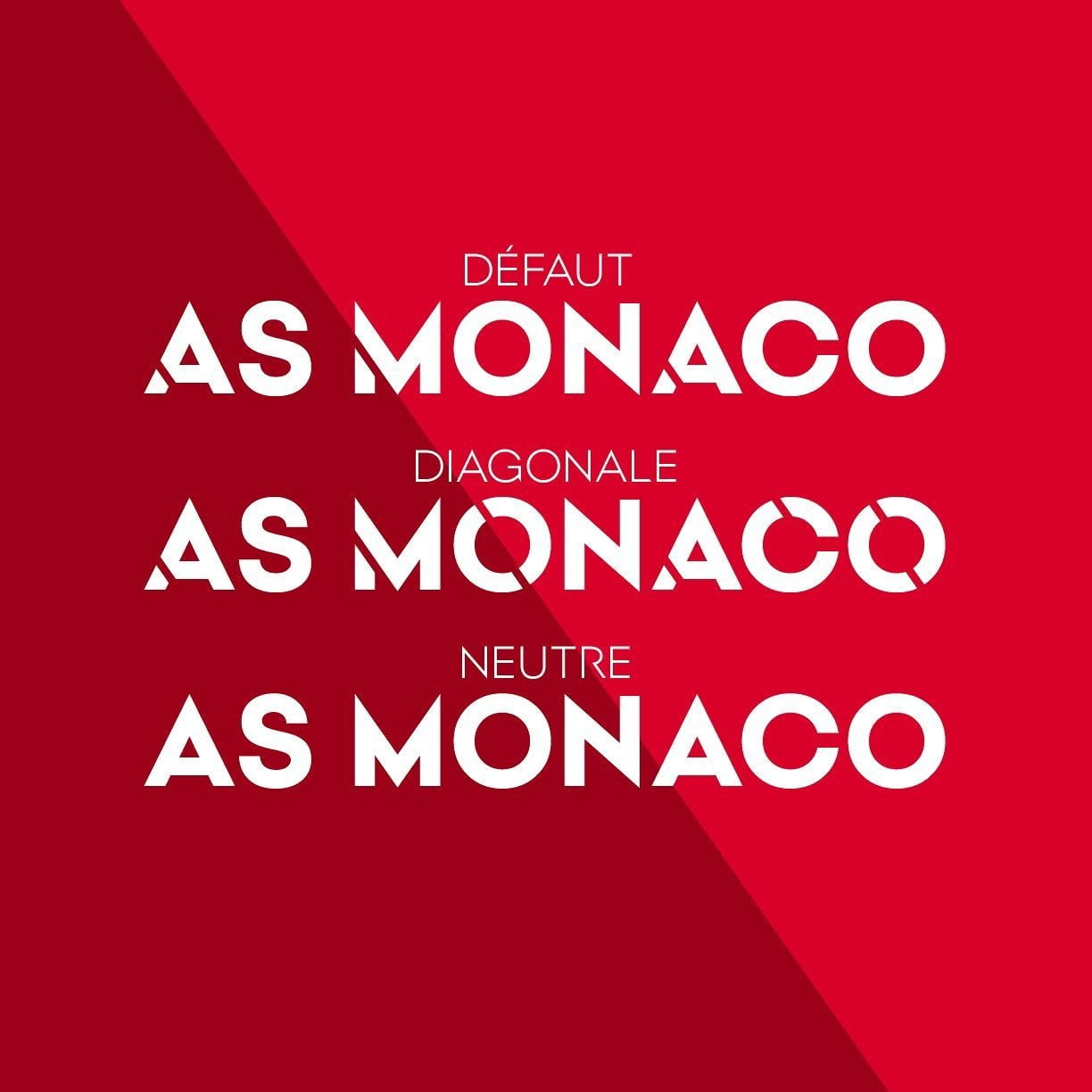 Ejemplo de fuente AS Monaco Diagonale