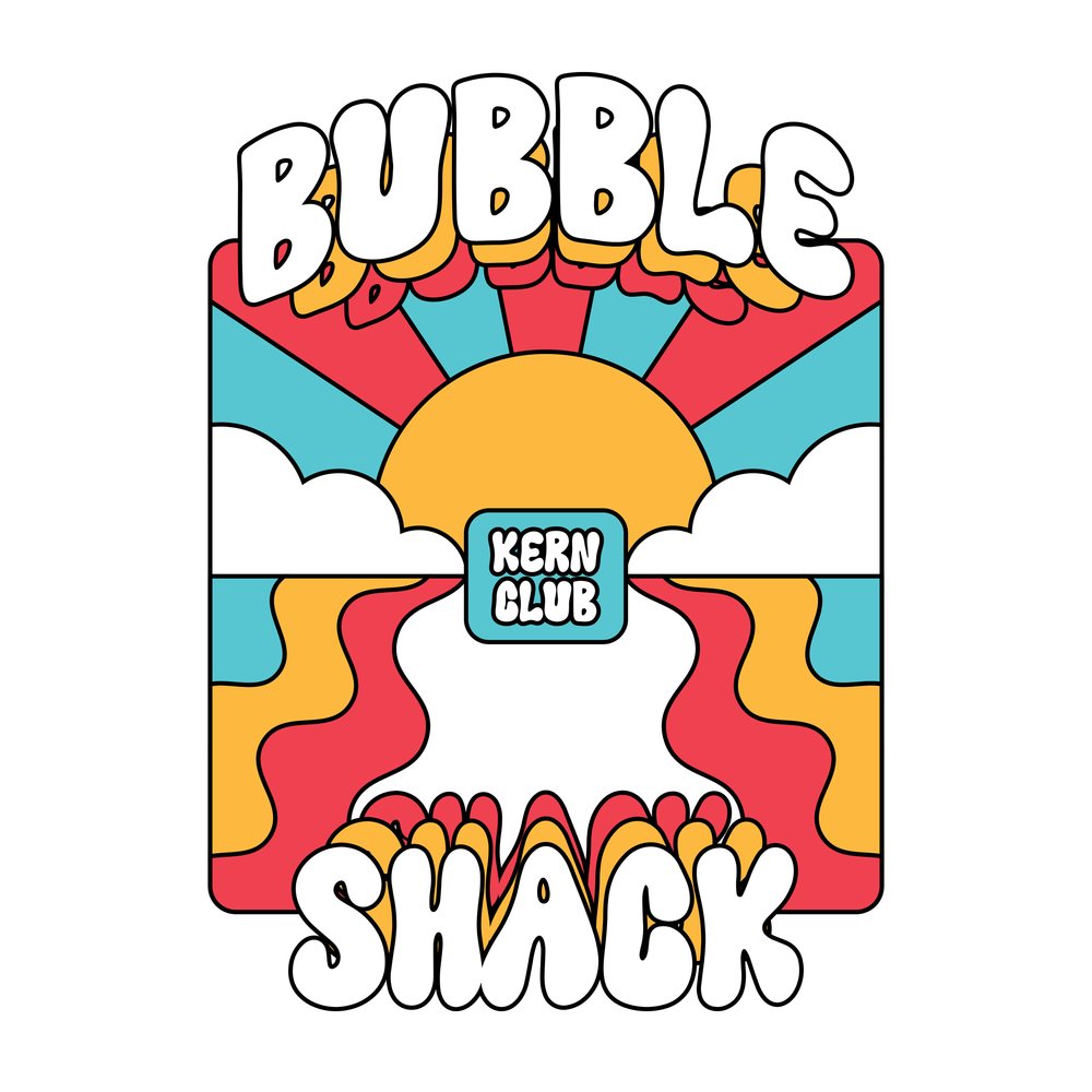 Ejemplo de fuente Bubble Shack
