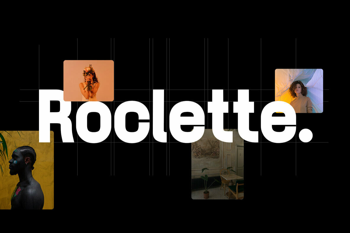 Ejemplo de fuente Roclette Display Bold