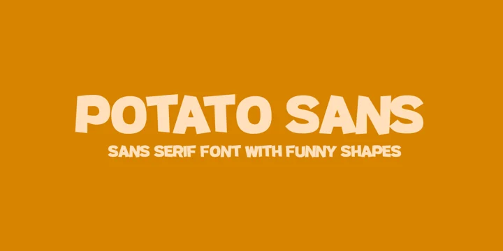 Ejemplo de fuente Potato Sans