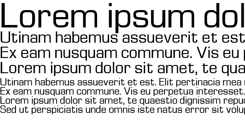 Ejemplo de fuente Euro font Extended C