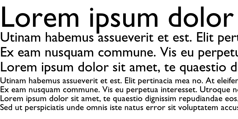 Ejemplo de fuente GalsC Italic