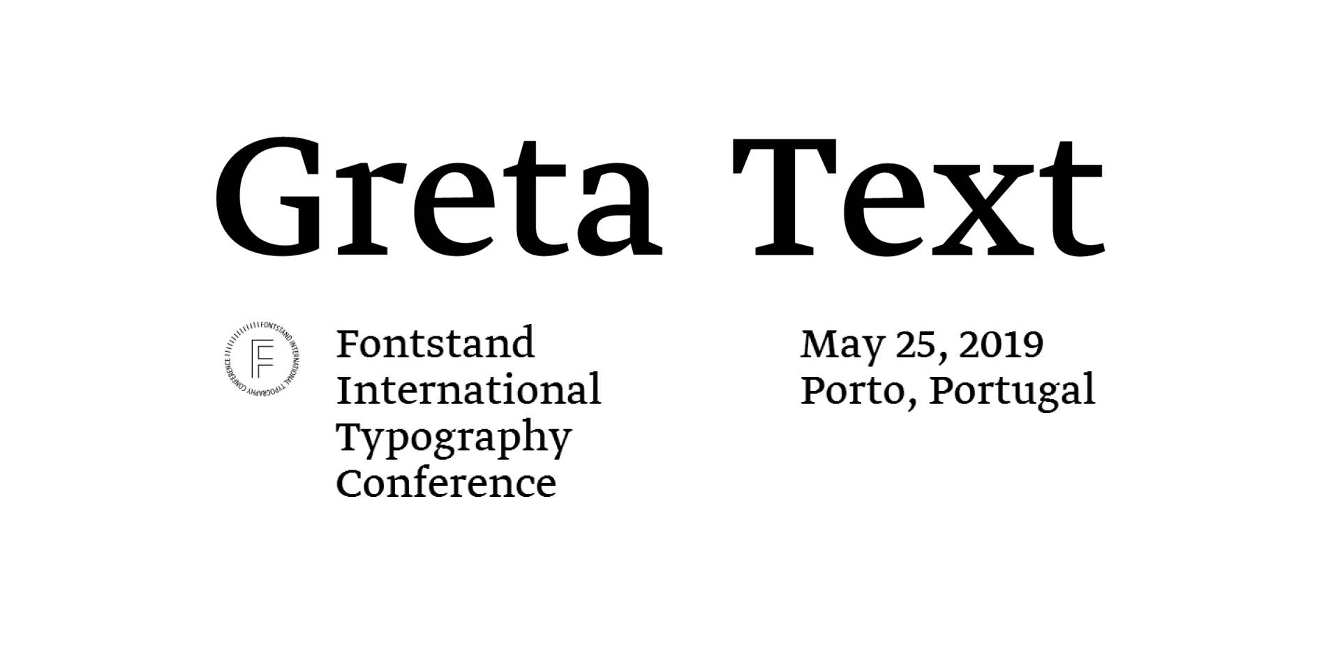 Ejemplo de fuente Greta Text Pro Light Italic Plus