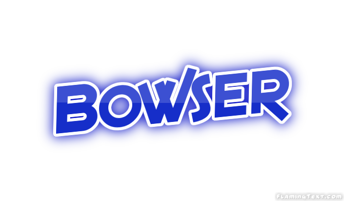 Ejemplo de fuente Bowser Regular