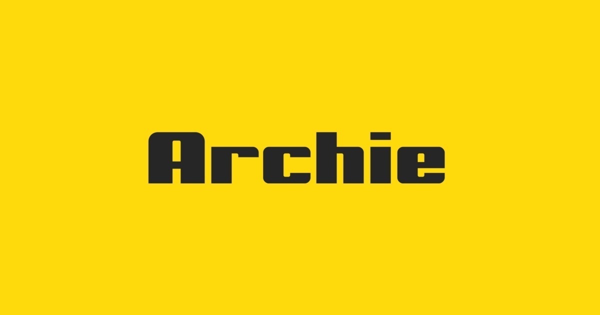 Ejemplo de fuente Archie Sans