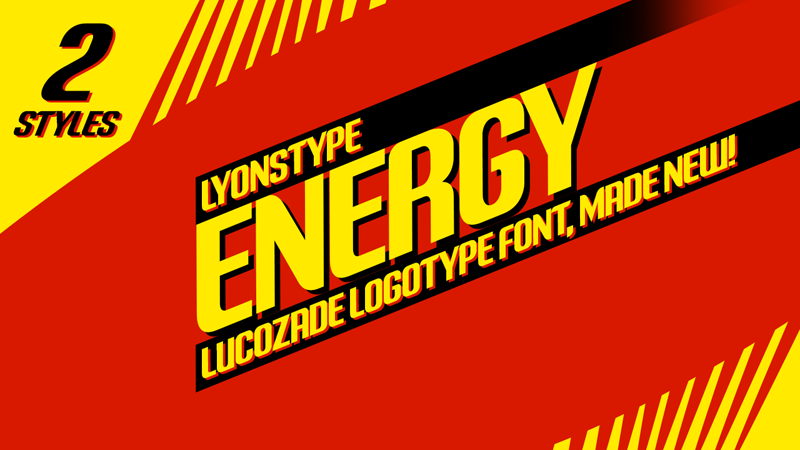 Ejemplo de fuente LT Energy Bold Italic