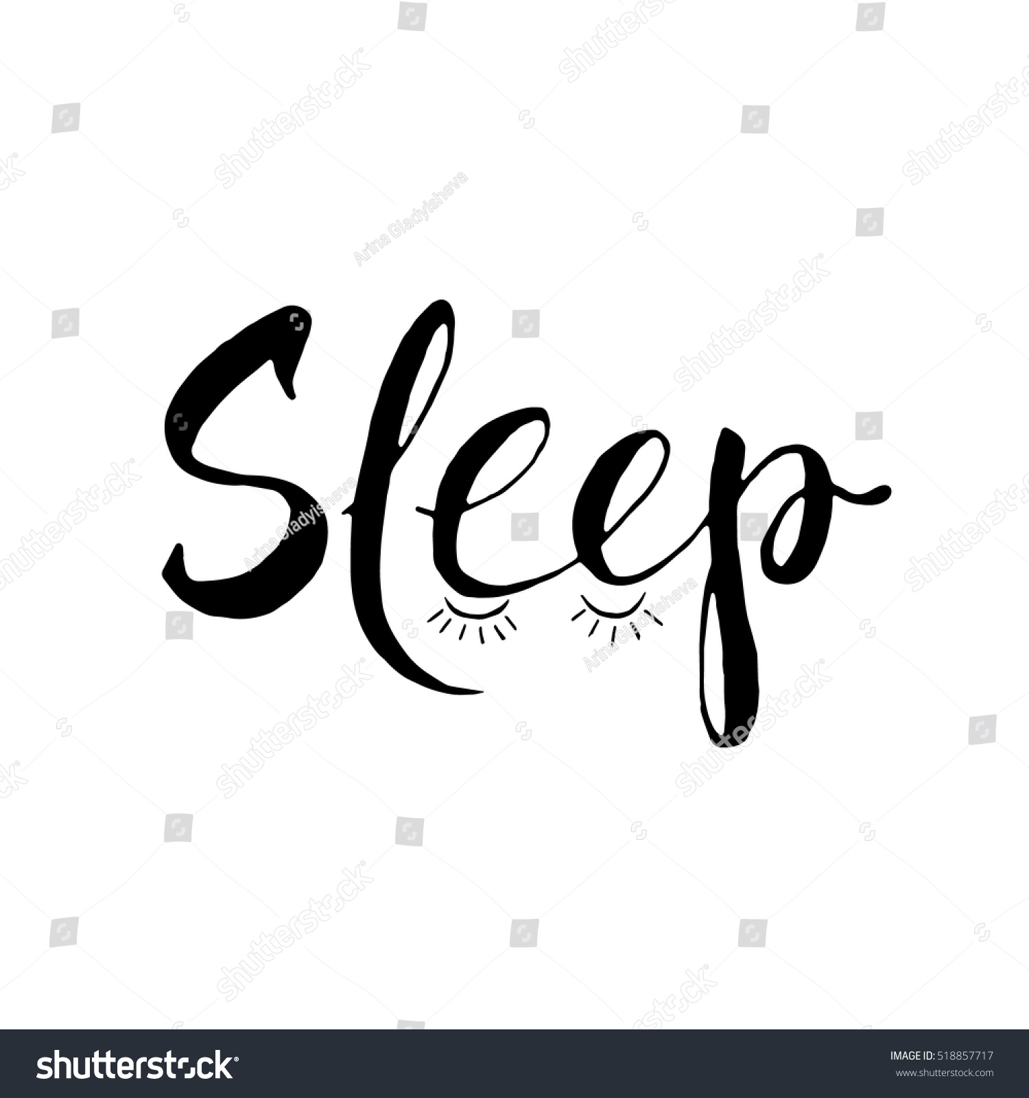 Ejemplo de fuente Sleep Regular