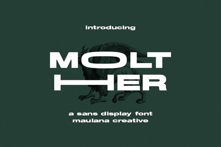 Ejemplo de fuente Molther