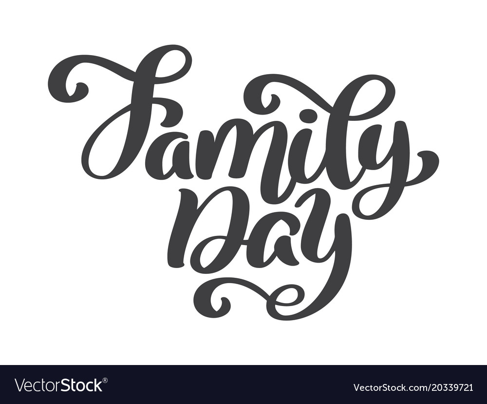 Ejemplo de fuente Family Day