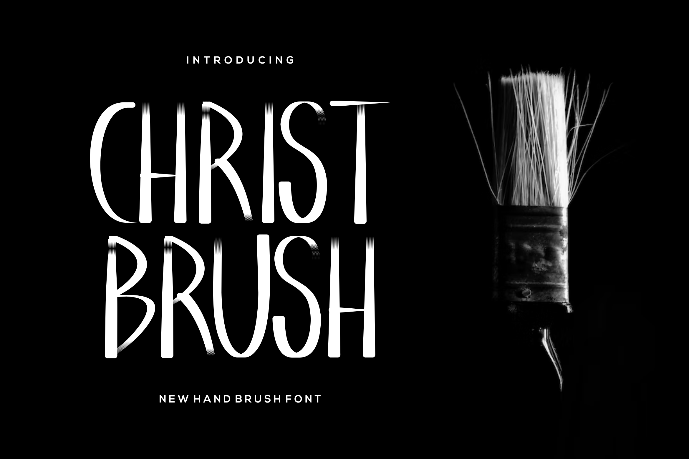 Ejemplo de fuente Christbrush