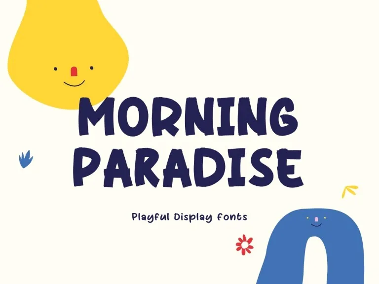 Ejemplo de fuente Morning Paradise
