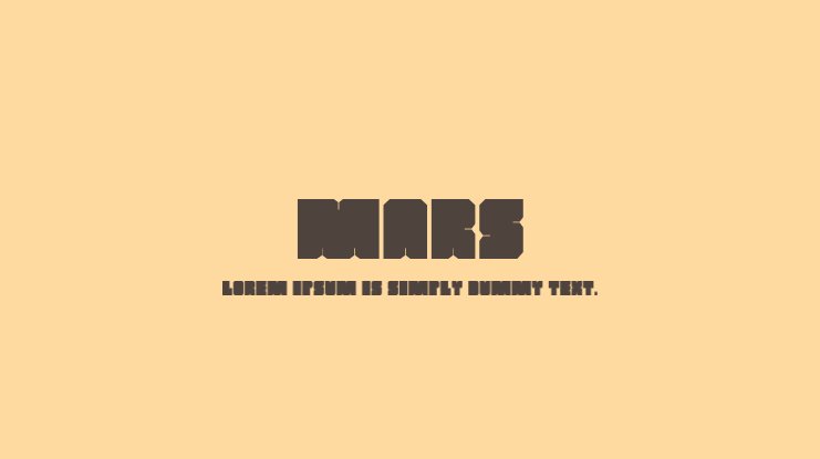 Ejemplo de fuente Mars PAC