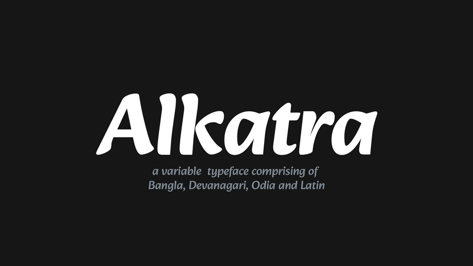 Ejemplo de fuente Alkatra