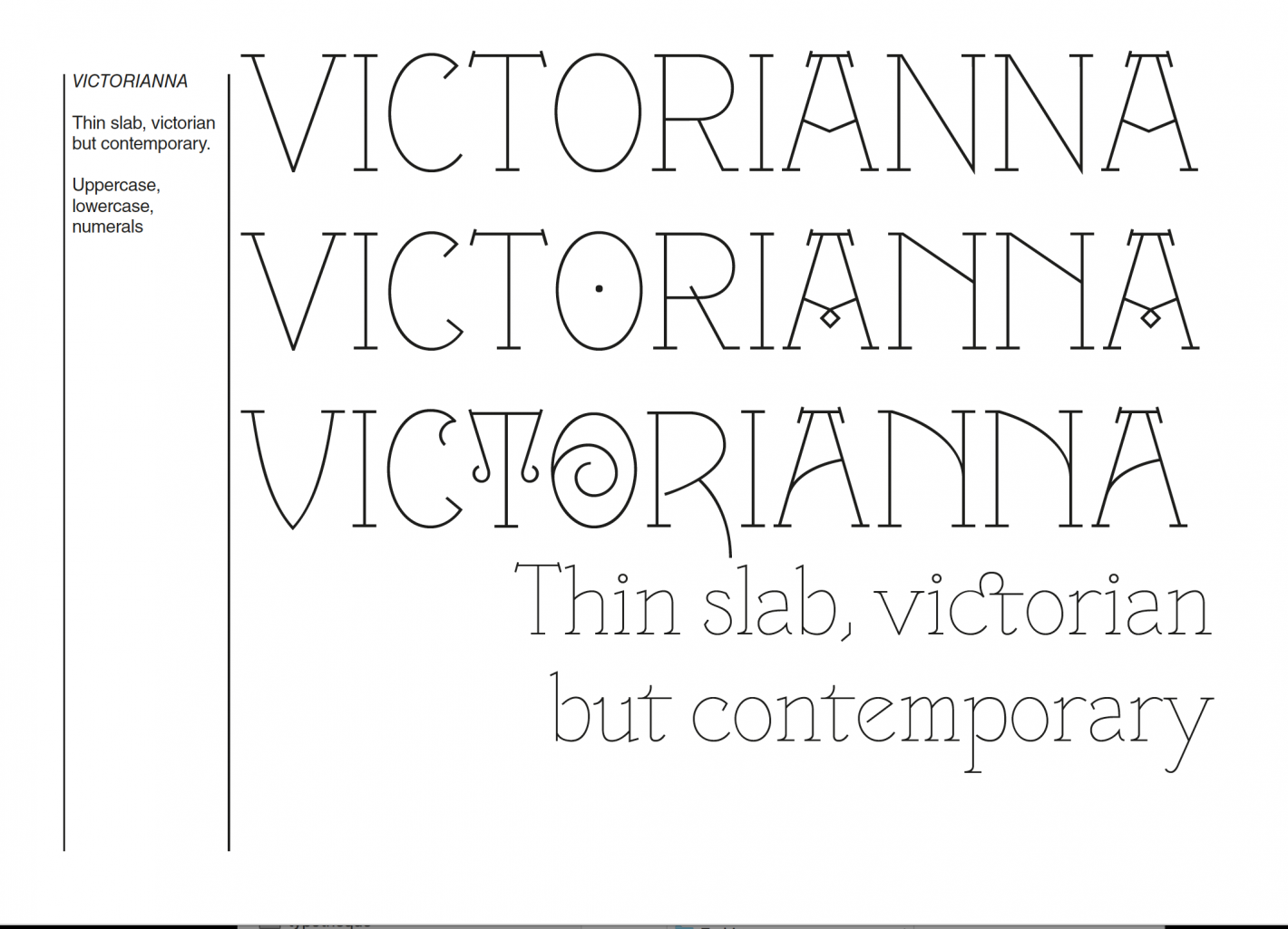 Ejemplo de fuente VTF Victorianna