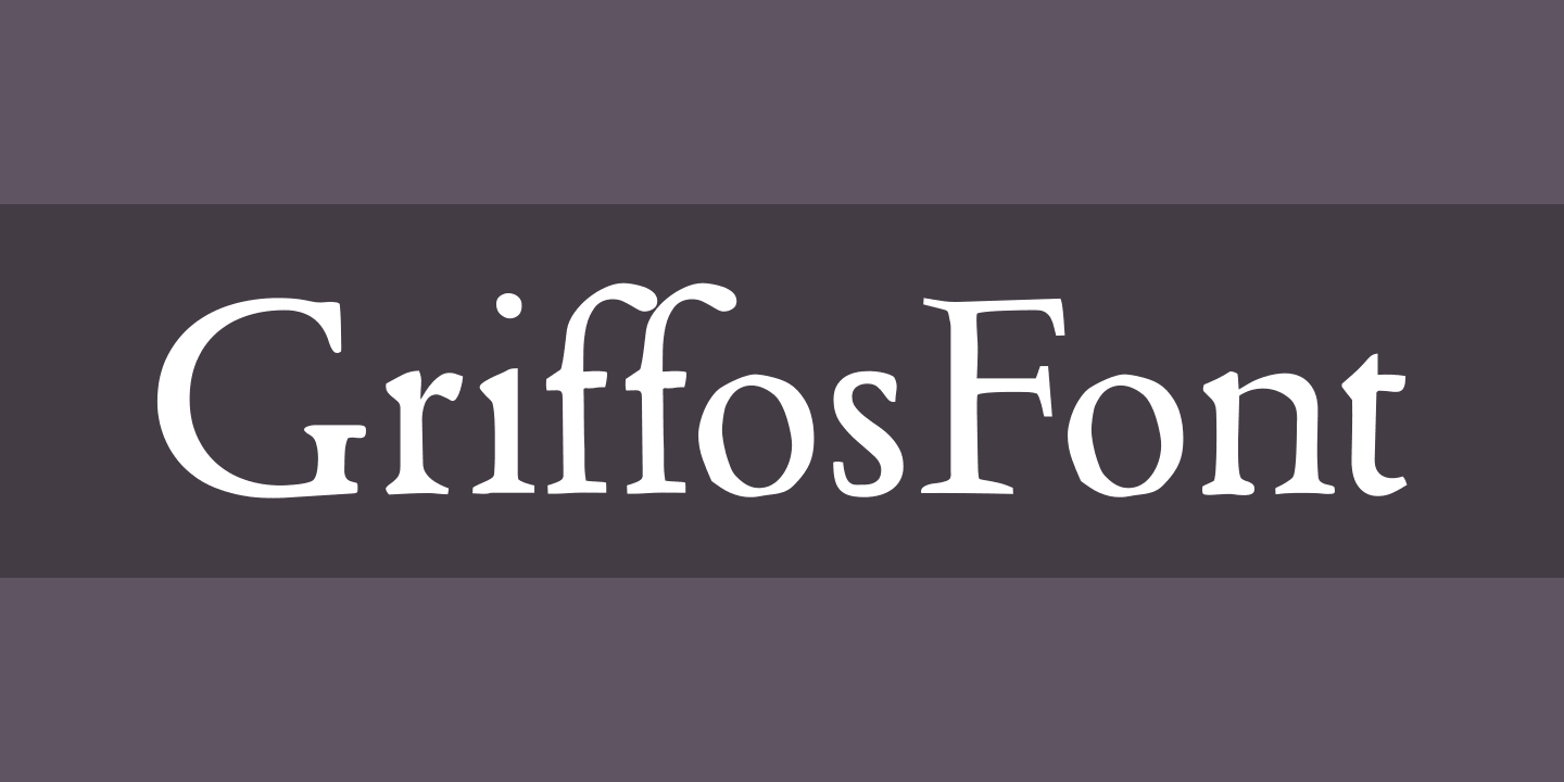 Ejemplo de fuente GriffosFont