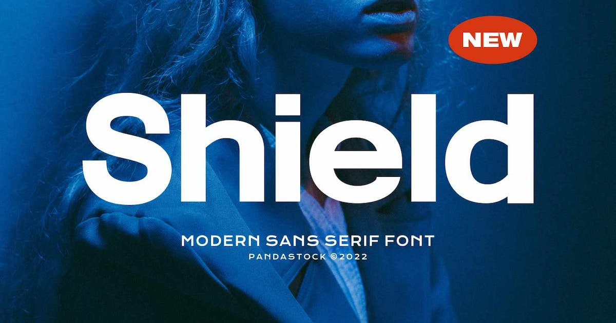 Ejemplo de fuente Shield Sans
