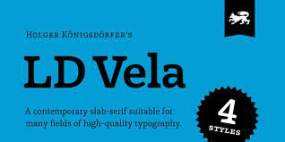Ejemplo de fuente LD Vela SC Bold Italic